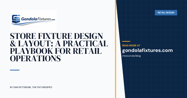 Store Fixture Design & Layout: A Practical Playbook for Retail Operations